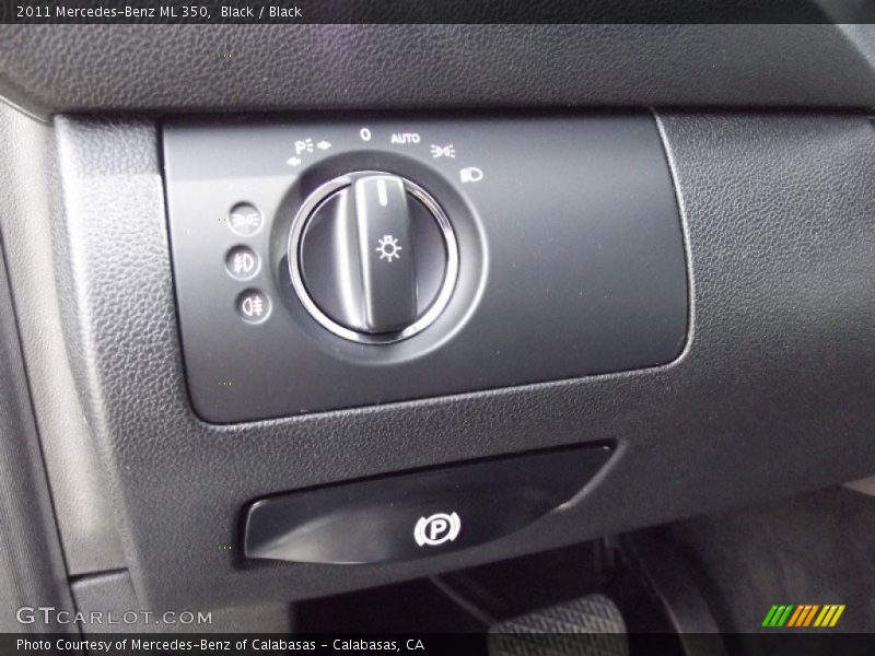 Black / Black 2011 Mercedes-Benz ML 350