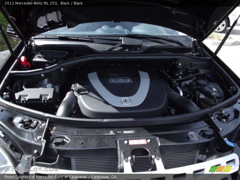 Black / Black 2011 Mercedes-Benz ML 350