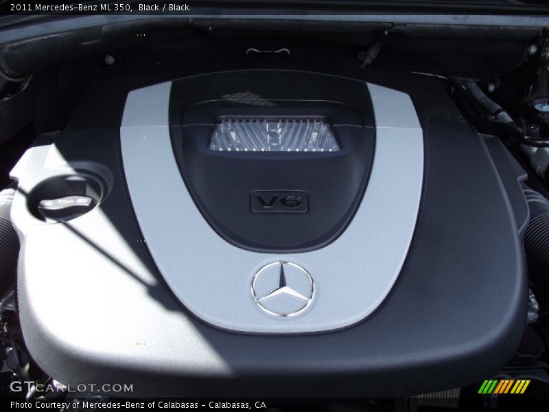 Black / Black 2011 Mercedes-Benz ML 350