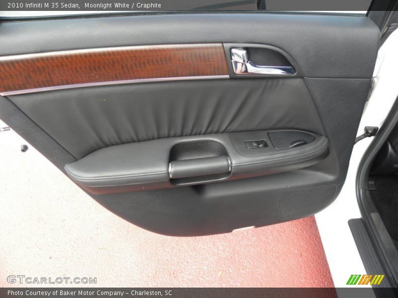 Moonlight White / Graphite 2010 Infiniti M 35 Sedan