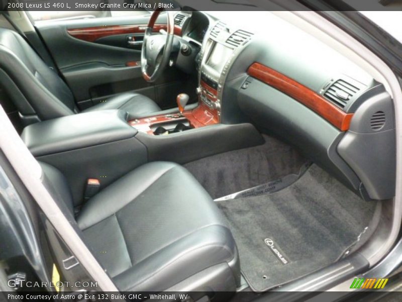 Smokey Granite Gray Mica / Black 2008 Lexus LS 460 L
