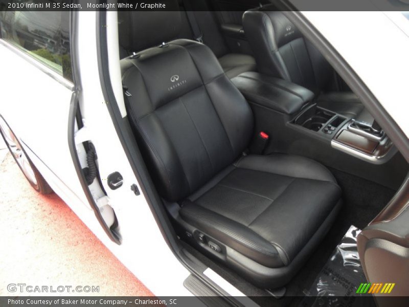 Moonlight White / Graphite 2010 Infiniti M 35 Sedan