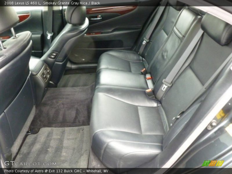 Smokey Granite Gray Mica / Black 2008 Lexus LS 460 L
