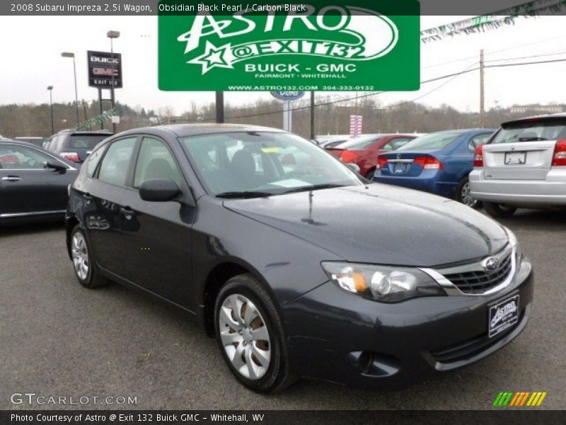 Obsidian Black Pearl / Carbon Black 2008 Subaru Impreza 2.5i Wagon
