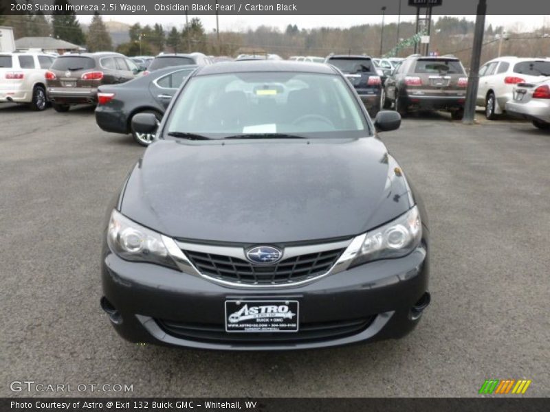 Obsidian Black Pearl / Carbon Black 2008 Subaru Impreza 2.5i Wagon