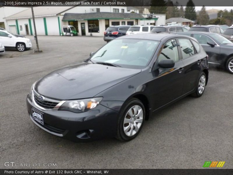 Obsidian Black Pearl / Carbon Black 2008 Subaru Impreza 2.5i Wagon
