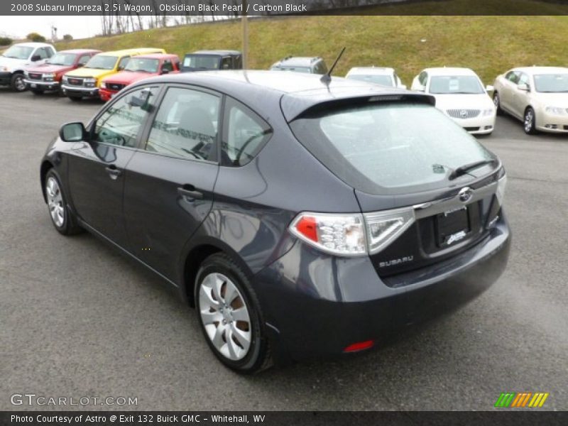 Obsidian Black Pearl / Carbon Black 2008 Subaru Impreza 2.5i Wagon