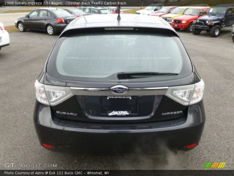 Obsidian Black Pearl / Carbon Black 2008 Subaru Impreza 2.5i Wagon