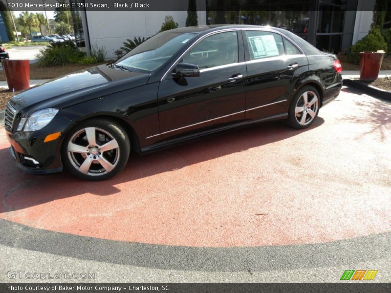 Black / Black 2010 Mercedes-Benz E 350 Sedan