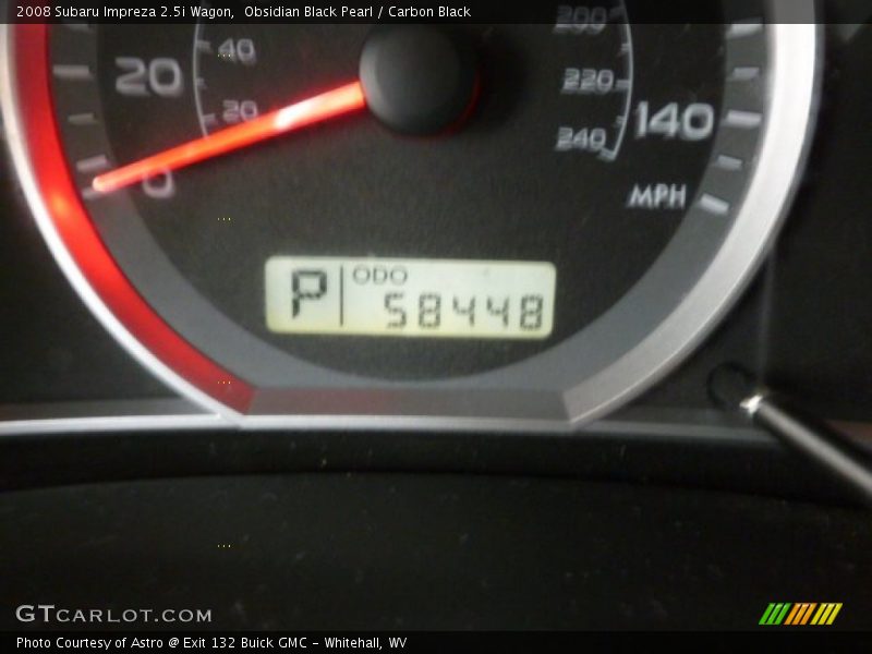 Obsidian Black Pearl / Carbon Black 2008 Subaru Impreza 2.5i Wagon