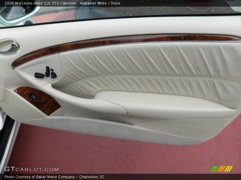 Alabaster White / Stone 2006 Mercedes-Benz CLK 350 Cabriolet