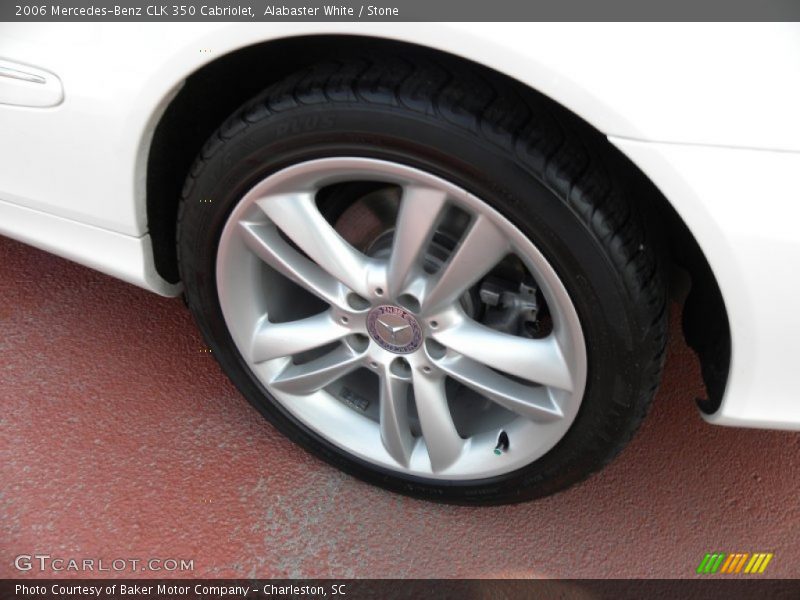 Alabaster White / Stone 2006 Mercedes-Benz CLK 350 Cabriolet