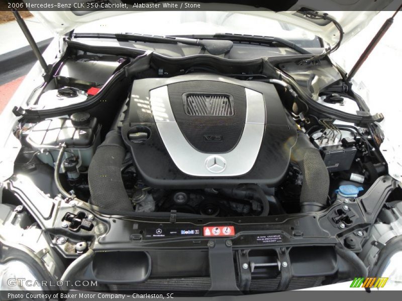 Alabaster White / Stone 2006 Mercedes-Benz CLK 350 Cabriolet