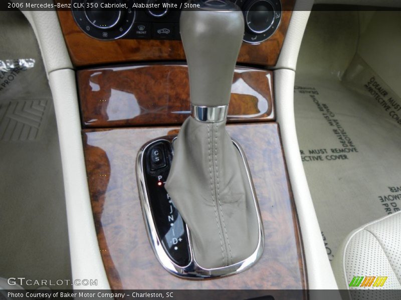 Alabaster White / Stone 2006 Mercedes-Benz CLK 350 Cabriolet