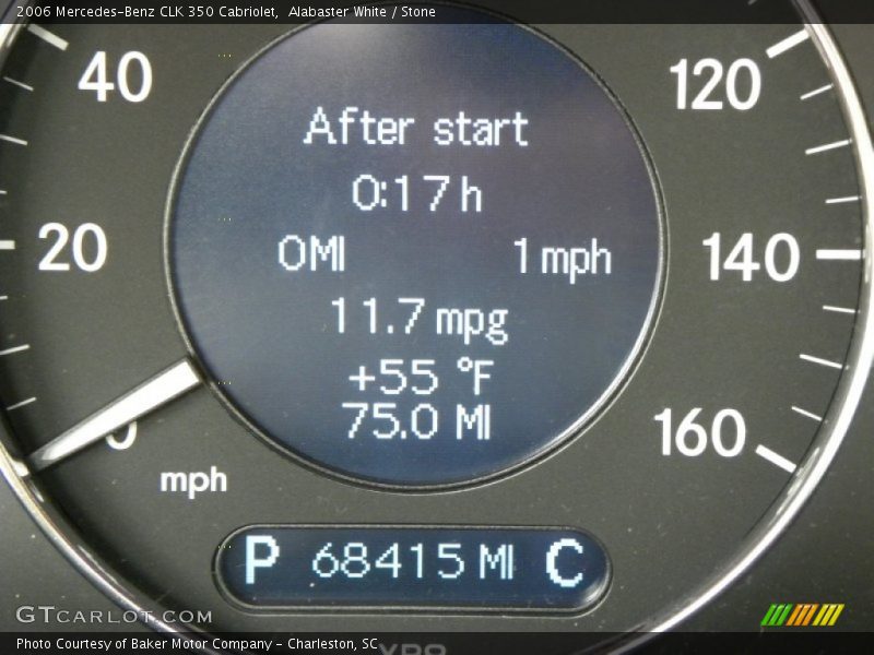 Alabaster White / Stone 2006 Mercedes-Benz CLK 350 Cabriolet