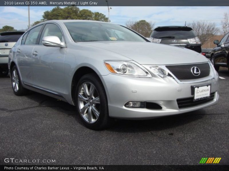 Mercury Metallic / Light Gray 2010 Lexus GS 350 AWD