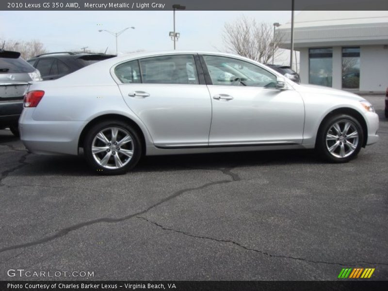 Mercury Metallic / Light Gray 2010 Lexus GS 350 AWD