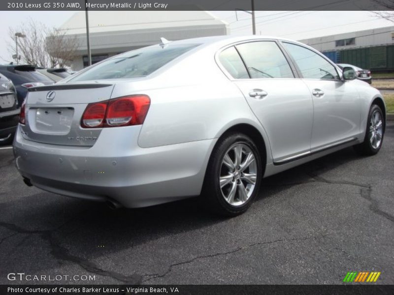 Mercury Metallic / Light Gray 2010 Lexus GS 350 AWD