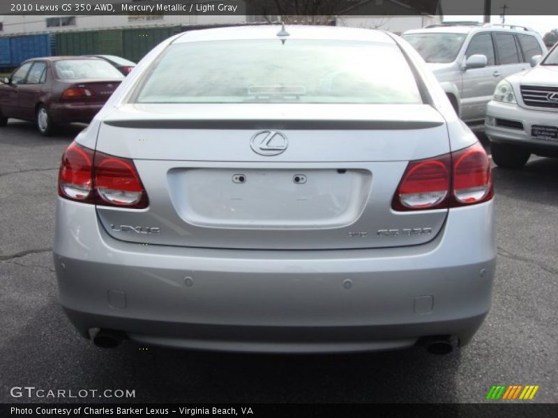 Mercury Metallic / Light Gray 2010 Lexus GS 350 AWD