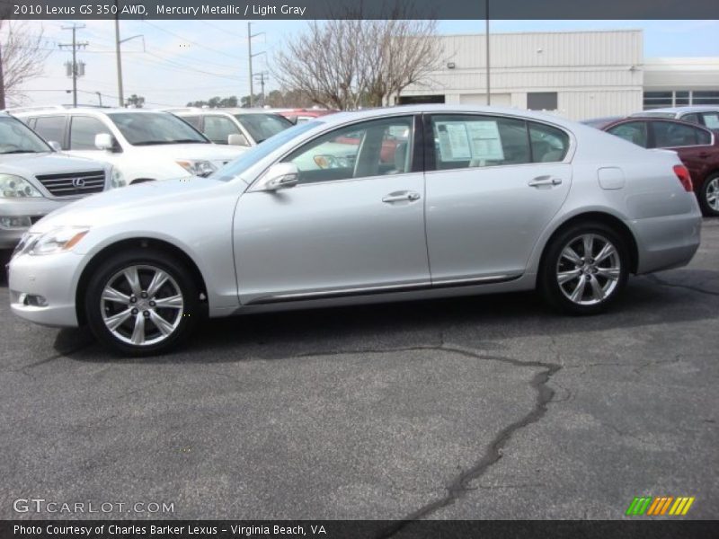 Mercury Metallic / Light Gray 2010 Lexus GS 350 AWD