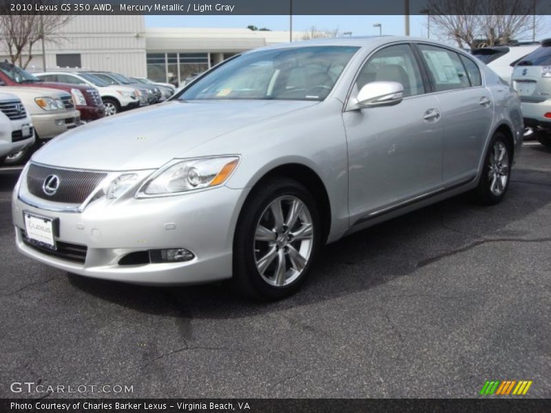 Mercury Metallic / Light Gray 2010 Lexus GS 350 AWD
