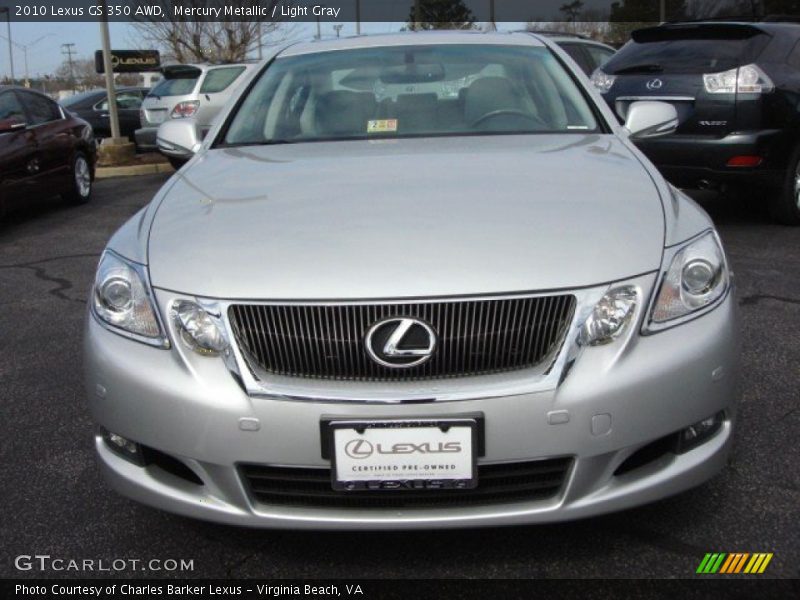 Mercury Metallic / Light Gray 2010 Lexus GS 350 AWD