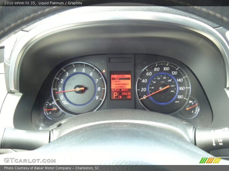 Liquid Platinum / Graphite 2010 Infiniti FX 35