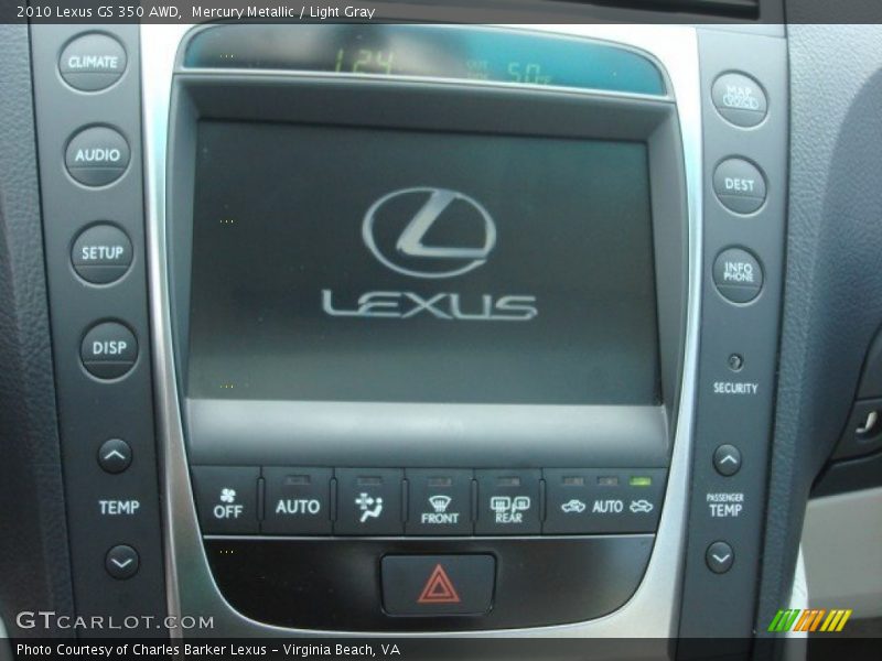 Mercury Metallic / Light Gray 2010 Lexus GS 350 AWD
