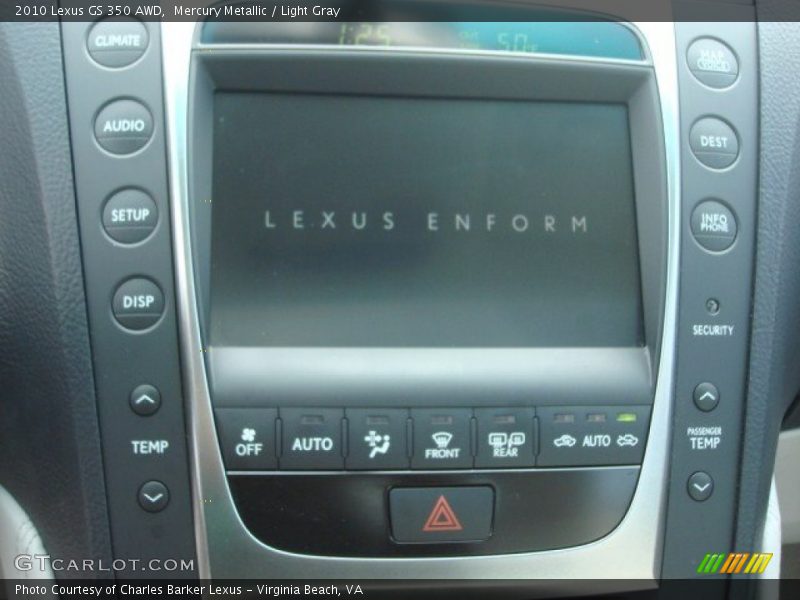 Mercury Metallic / Light Gray 2010 Lexus GS 350 AWD