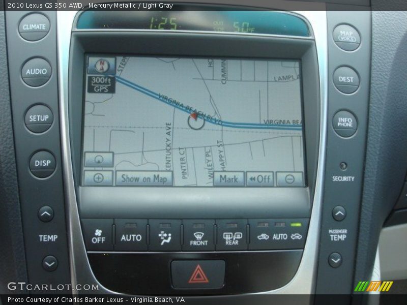 Mercury Metallic / Light Gray 2010 Lexus GS 350 AWD