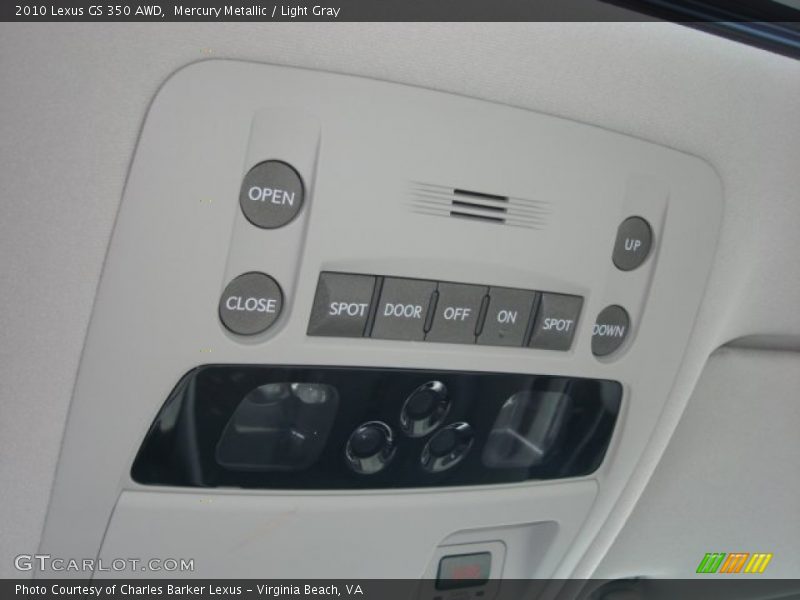 Controls of 2010 GS 350 AWD