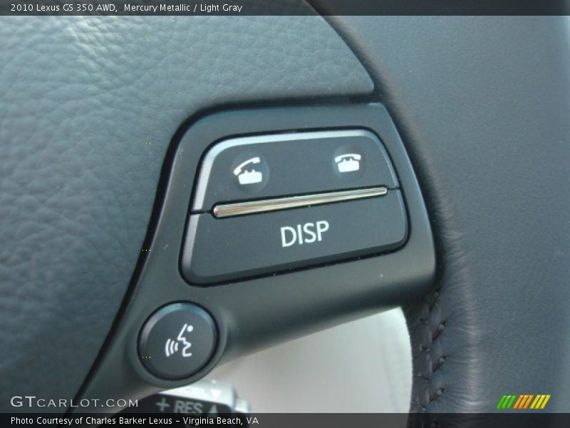 Controls of 2010 GS 350 AWD