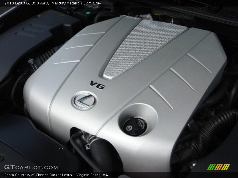  2010 GS 350 AWD Engine - 3.5 Liter DOHC 24-Valve VVT-i V6