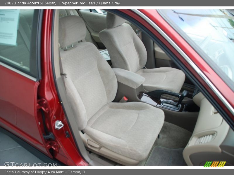 Firepepper Red Pearl / Quartz Gray 2002 Honda Accord SE Sedan