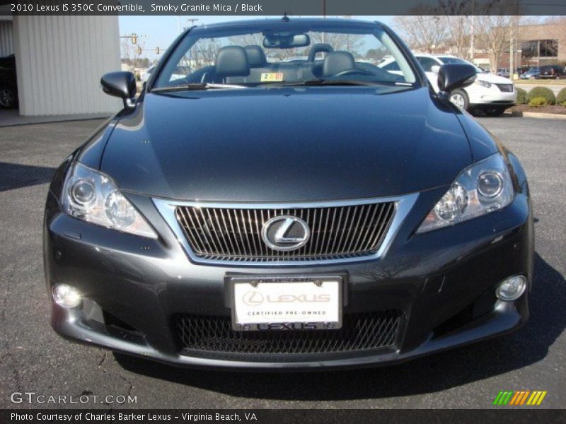 Smoky Granite Mica / Black 2010 Lexus IS 350C Convertible