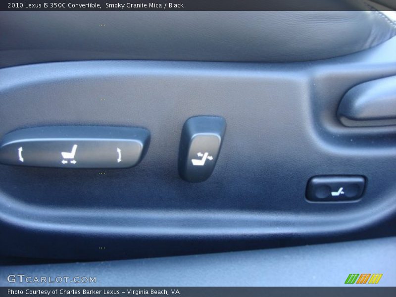 Smoky Granite Mica / Black 2010 Lexus IS 350C Convertible