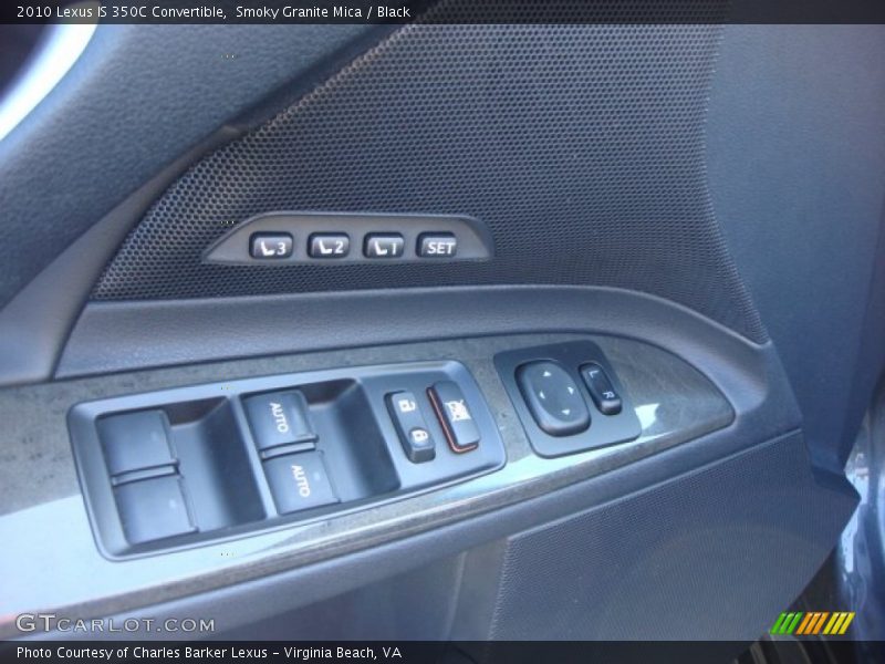 Smoky Granite Mica / Black 2010 Lexus IS 350C Convertible
