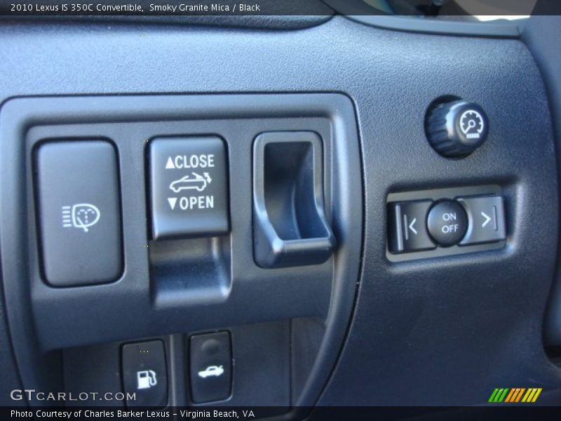 Smoky Granite Mica / Black 2010 Lexus IS 350C Convertible