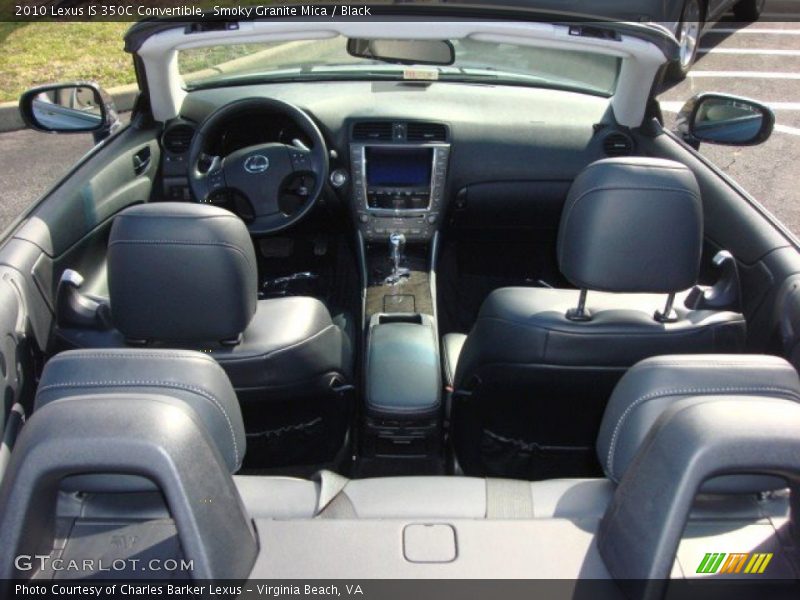 Smoky Granite Mica / Black 2010 Lexus IS 350C Convertible