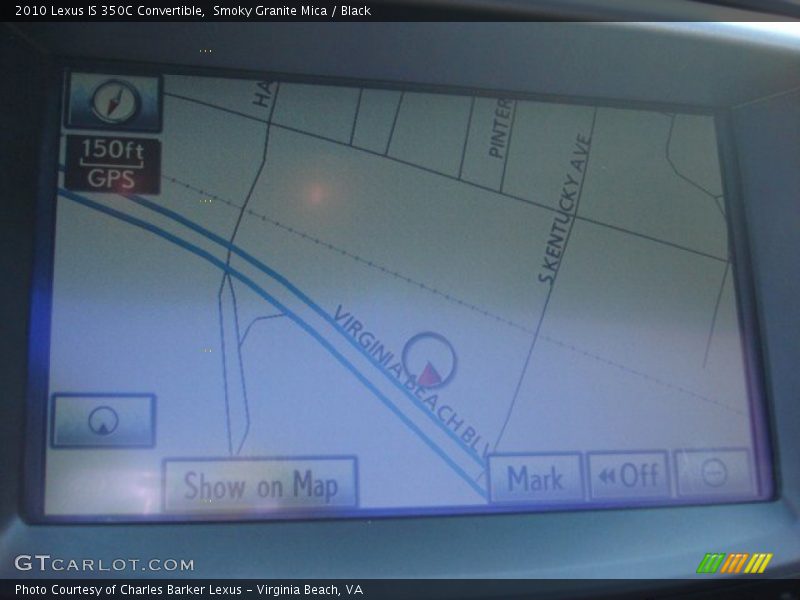 Smoky Granite Mica / Black 2010 Lexus IS 350C Convertible