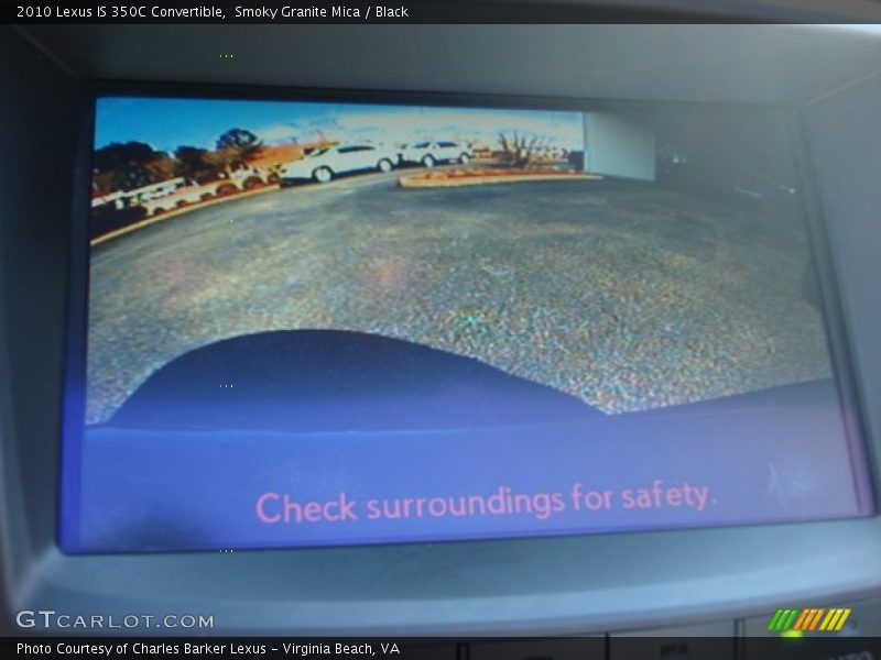 Smoky Granite Mica / Black 2010 Lexus IS 350C Convertible