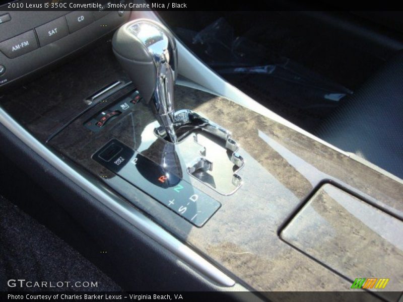 Smoky Granite Mica / Black 2010 Lexus IS 350C Convertible