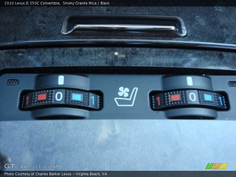 Smoky Granite Mica / Black 2010 Lexus IS 350C Convertible