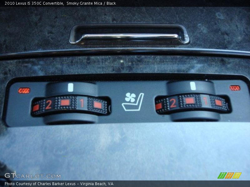Smoky Granite Mica / Black 2010 Lexus IS 350C Convertible