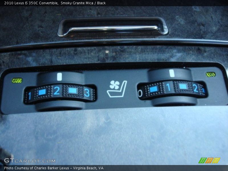 Smoky Granite Mica / Black 2010 Lexus IS 350C Convertible