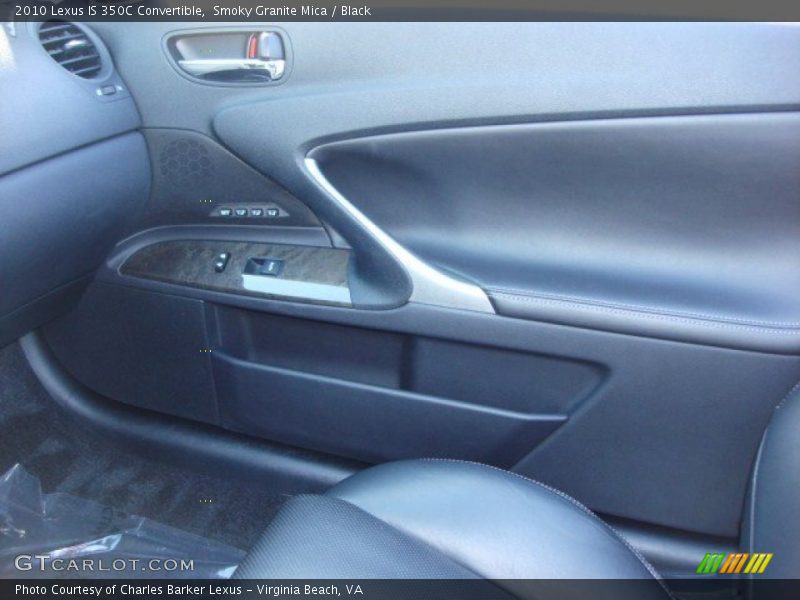 Smoky Granite Mica / Black 2010 Lexus IS 350C Convertible
