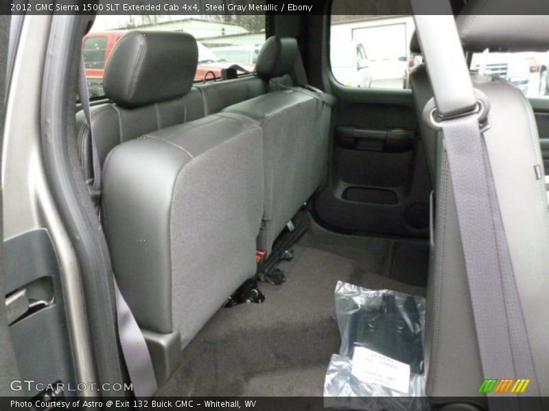 Steel Gray Metallic / Ebony 2012 GMC Sierra 1500 SLT Extended Cab 4x4