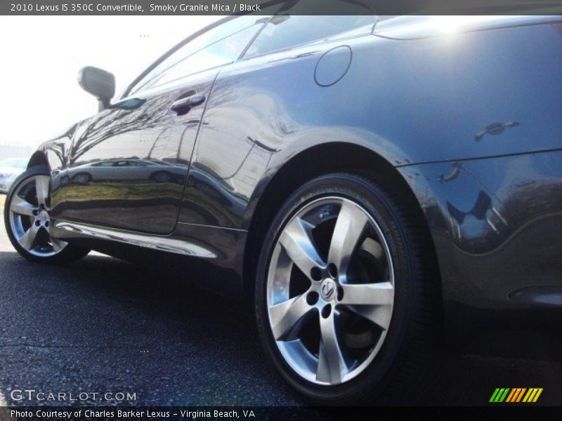 Smoky Granite Mica / Black 2010 Lexus IS 350C Convertible