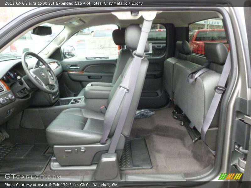  2012 Sierra 1500 SLT Extended Cab 4x4 Ebony Interior