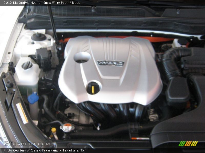 Snow White Pearl / Black 2012 Kia Optima Hybrid